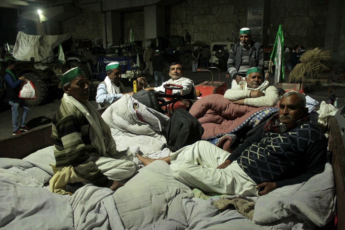 Farmers Protest Against Reforms At Delhi Border, India
